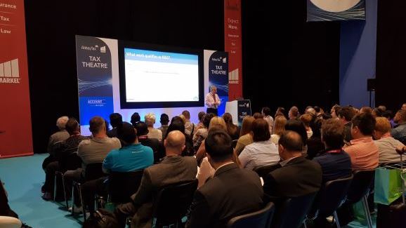 Tax Cloud's employee David Farbey delivering an accountants guide to R&D tax relief at Accountex 2019