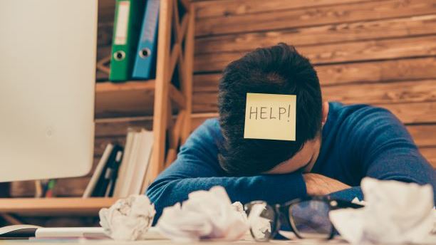 Man asking for help
