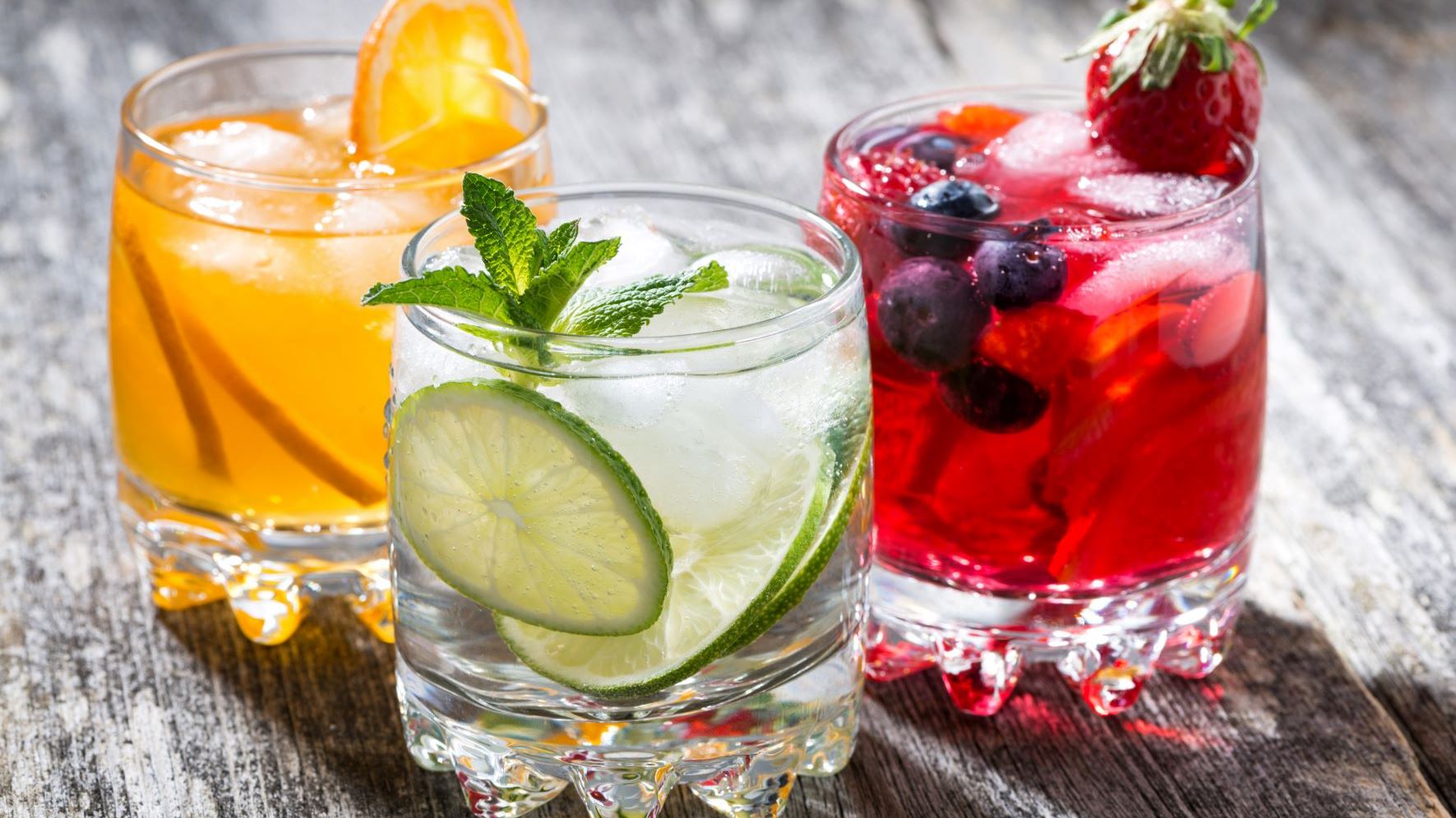 Image of three cocktails