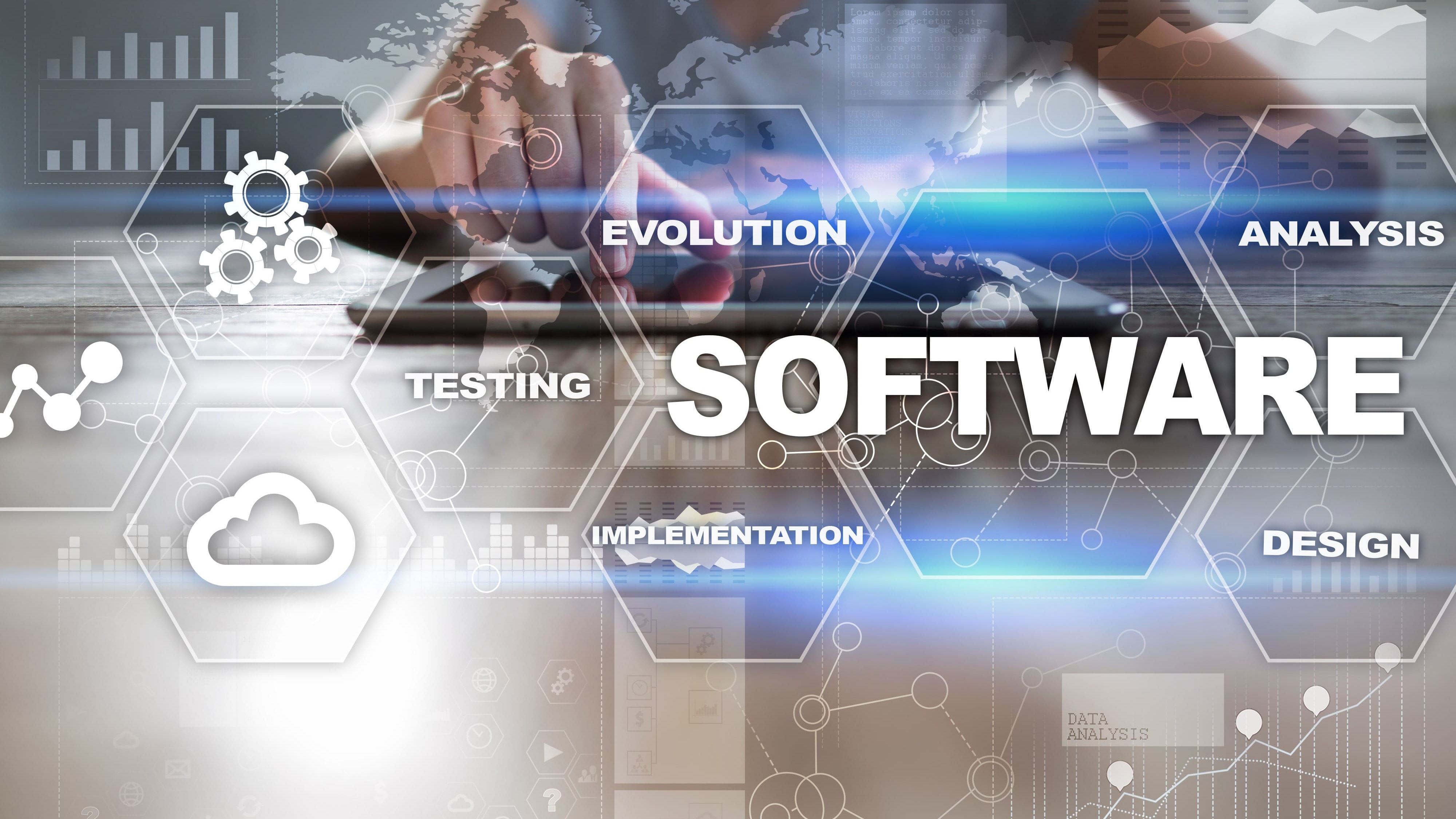 Image of the word Software, surrounded by other similar words