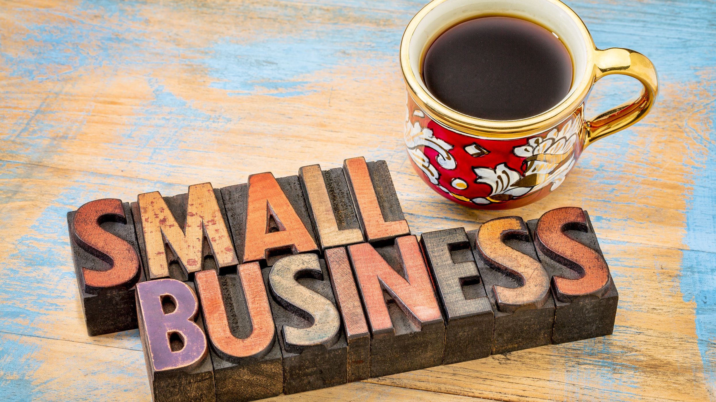 Image of a sign that says Small Business